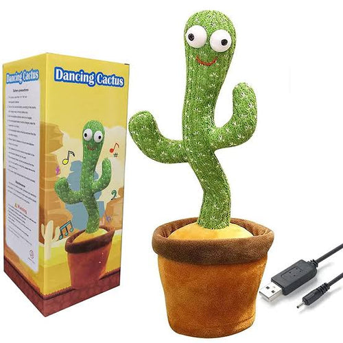 Last Day Sale 🔥 Dancing Cactus Rechargeable ( With Android Cable)